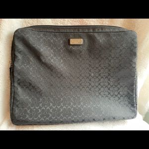 Coach lap top cover